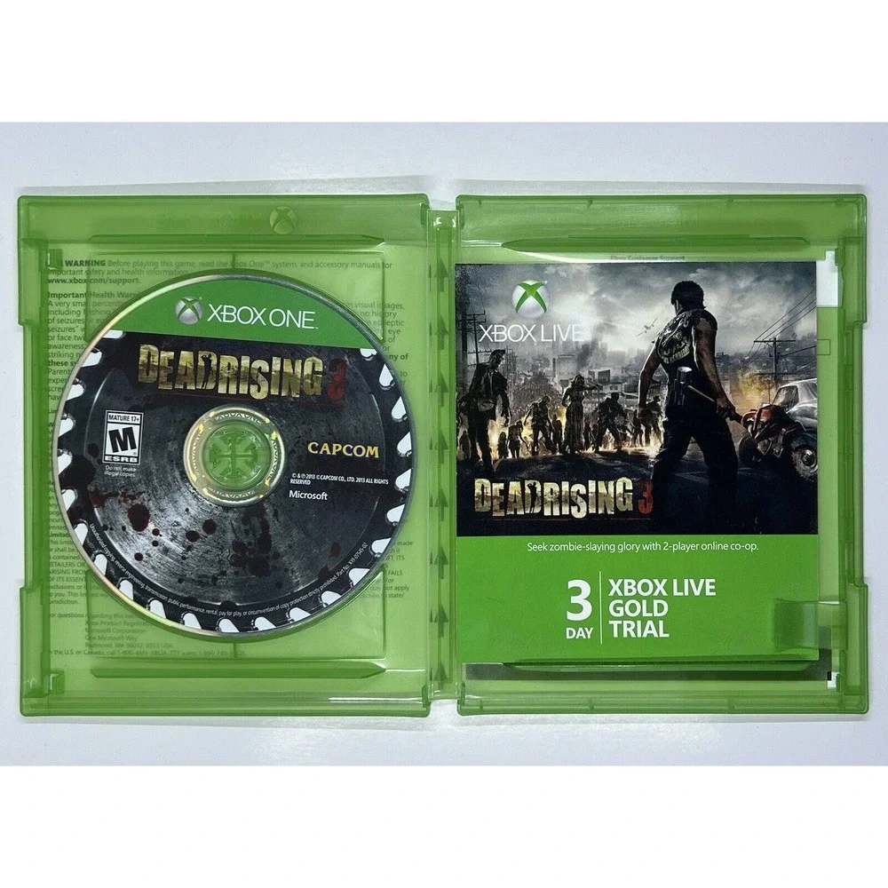 Xbox one Dead Rising 3 Microsoft 2013 XB1 XBOXONE - Zombie Hack & Slash